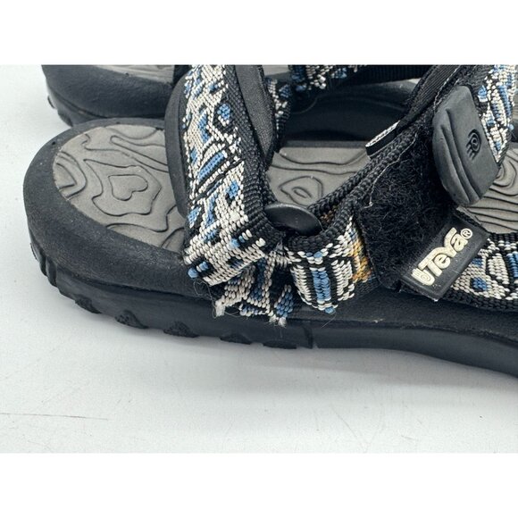 Teva Womens Sport Sandals Size 9 Black Aztec Slingback Outdoor Casual Comfort - Picture 13 of 16